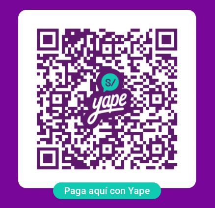 Código QR para pagar con Yape